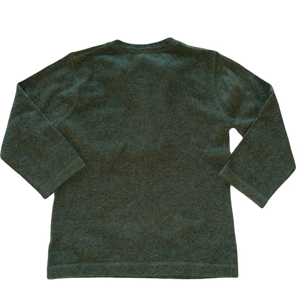 Urban Outfitters BDG Women’s Wool Blend 5 Button Henley Heathered Green Med - Picture 3 of 7